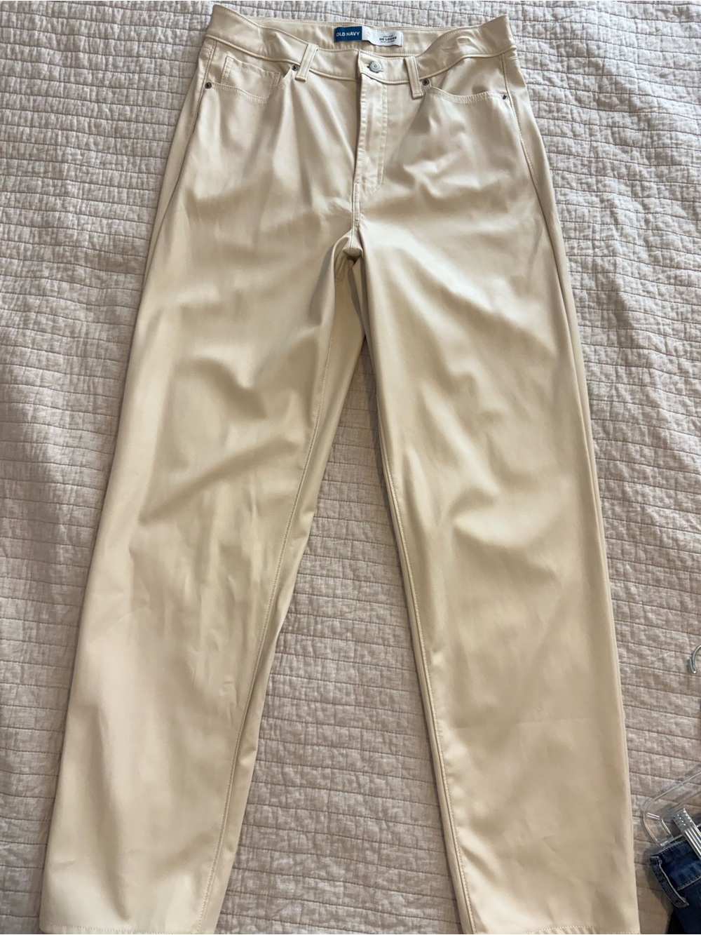 Old Navy Cream Boot Cut Pants